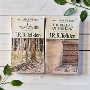 Vintage The Lord of the Rings Paperbacks — J.R.R. Tolkien (2-Book Lot)